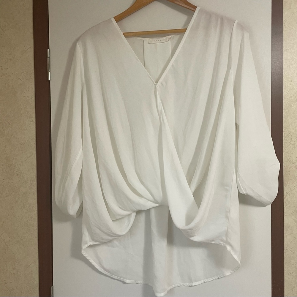 Lush white blouse